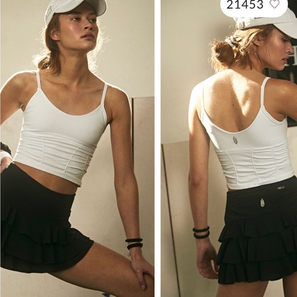 Free People Tops - 🆕⚡️Free People⚡️Good Karma Ruched Crop Tank⚡️Like new condition!